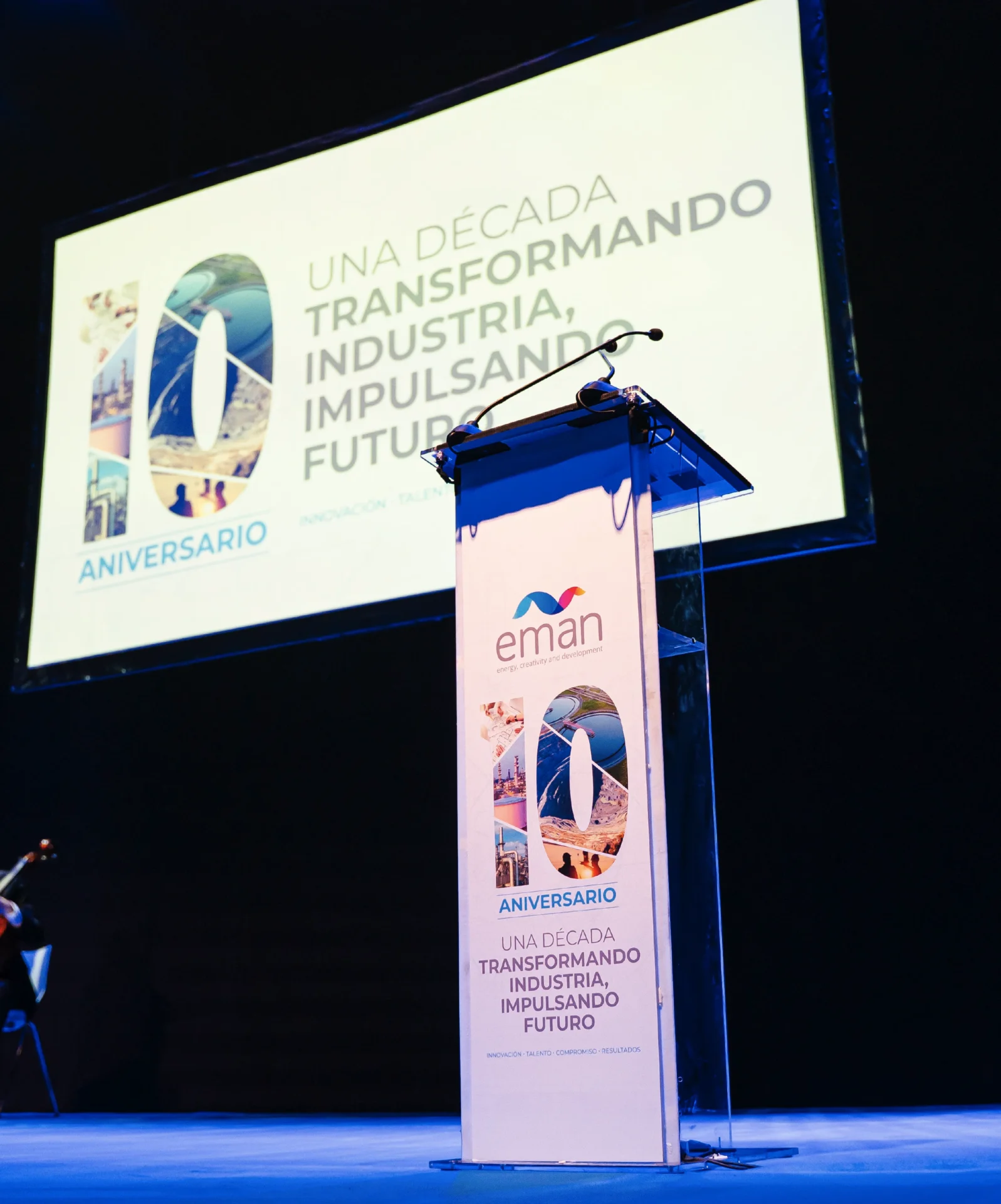 Evento corporativo décimo aniversario Eman Ingeniería